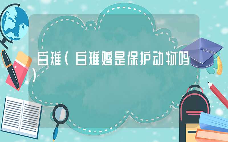 白雉（白雉鸡是保护动物吗）