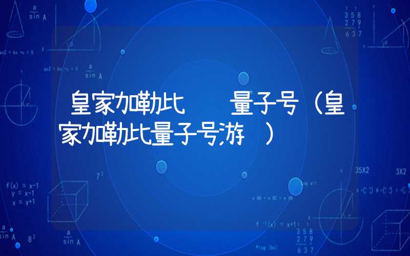 皇家加勒比邮轮量子号(皇家加勒比量子号游轮)