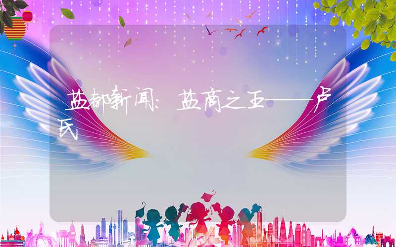 盐都新闻:盐商之王——卢氏