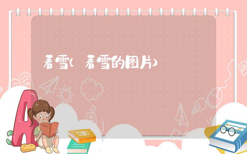看雪（看雪的图片）