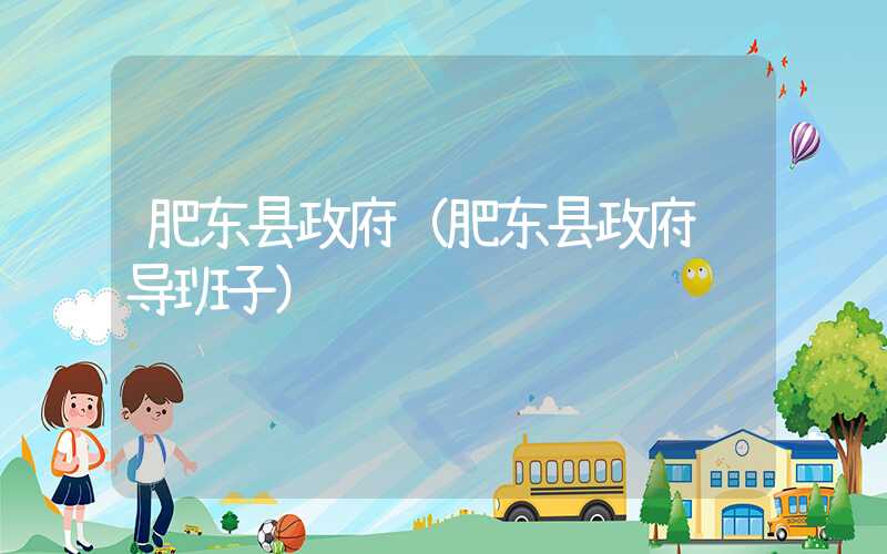 肥东县政府（肥东县政府领导班子）
