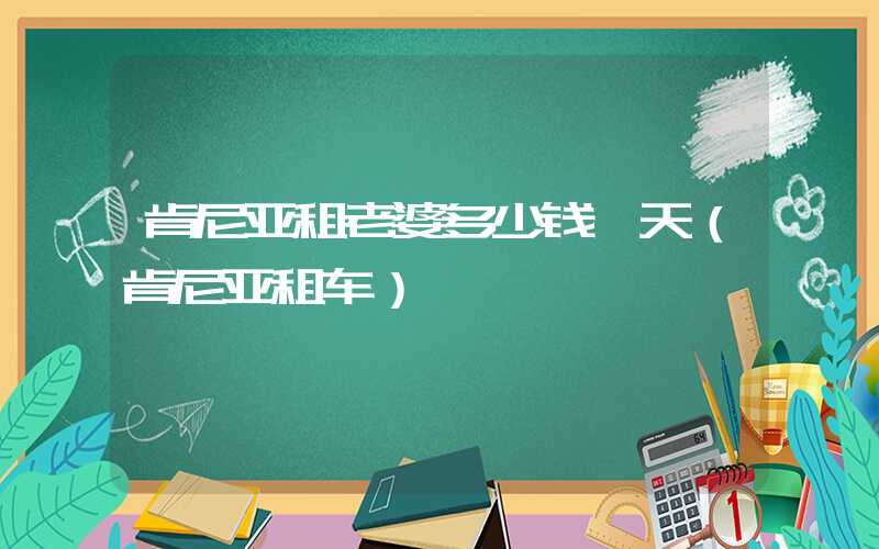 肯尼亚租老婆多少钱一天（肯尼亚租车）