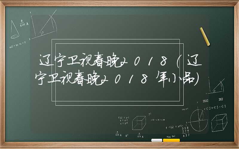 辽宁卫视春晚2018（辽宁卫视春晚2018年小品）