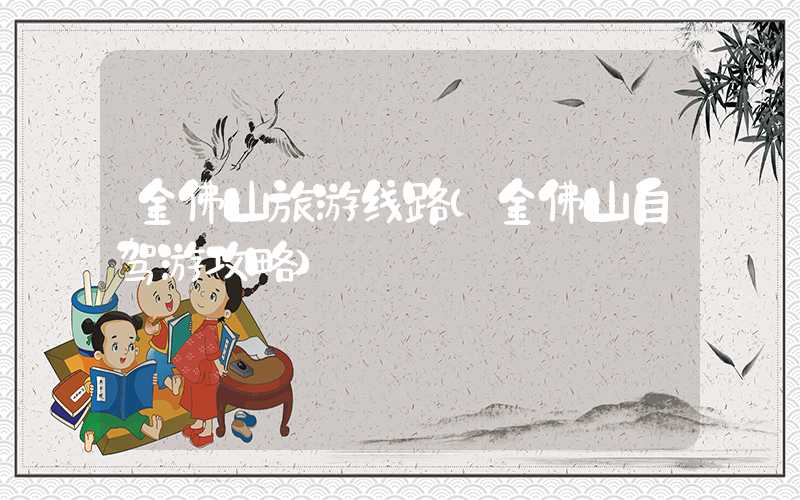金佛山旅游线路（金佛山自驾游攻略）