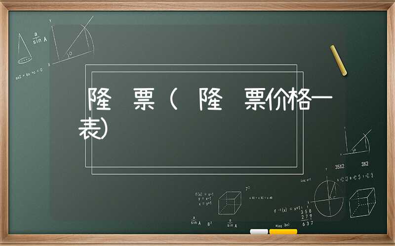 长隆门票（长隆门票价格一览表）