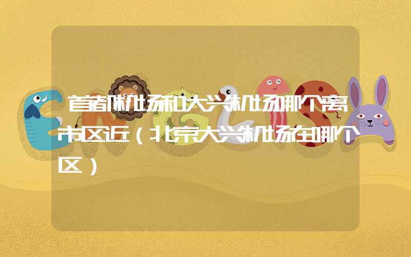 首都机场和大兴机场哪个离市区近（北京大兴机场在哪个区）