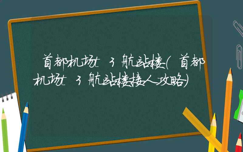 首都机场t3航站楼（首都机场t3航站楼接人攻略）