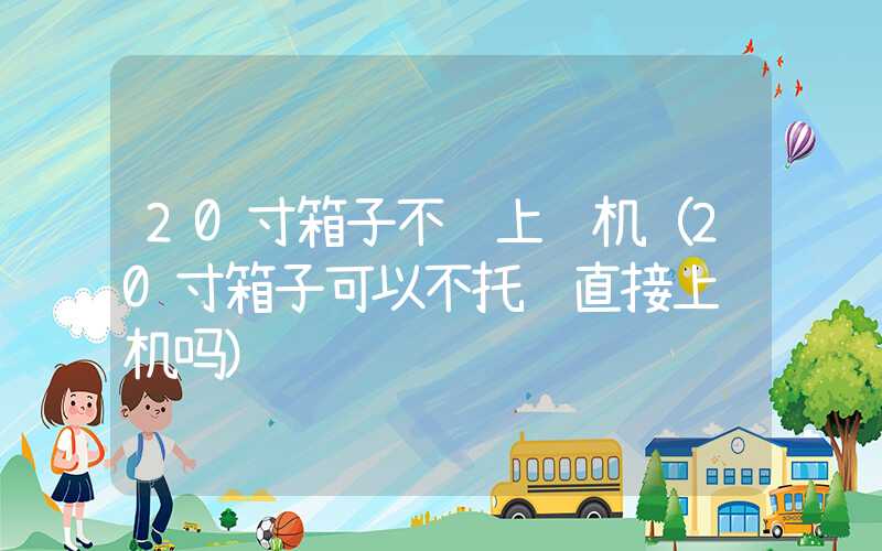 20寸箱子不让上飞机（20寸箱子可以不托运直接上飞机吗）