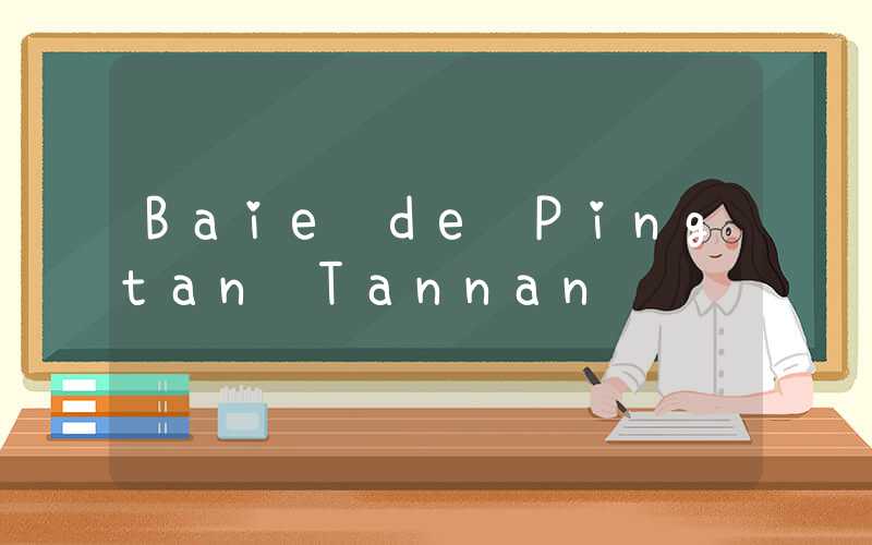 Baie de Pingtan Tannan