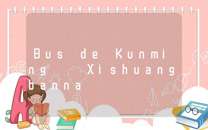 Bus de Kunming à Xishuangbanna