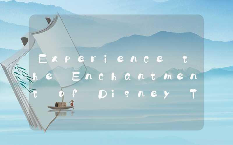 Experience the Enchantment of Disney Through Our Online Shop