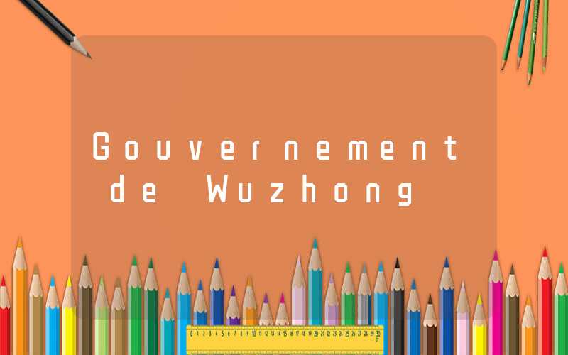 Gouvernement de Wuzhong