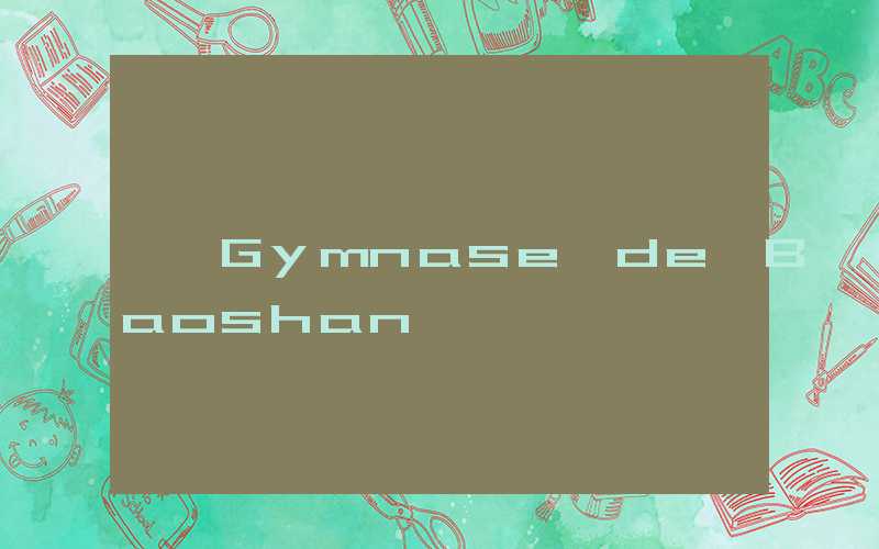 Gymnase de Baoshan