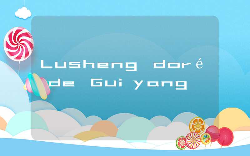 Lusheng doré de Guiyang